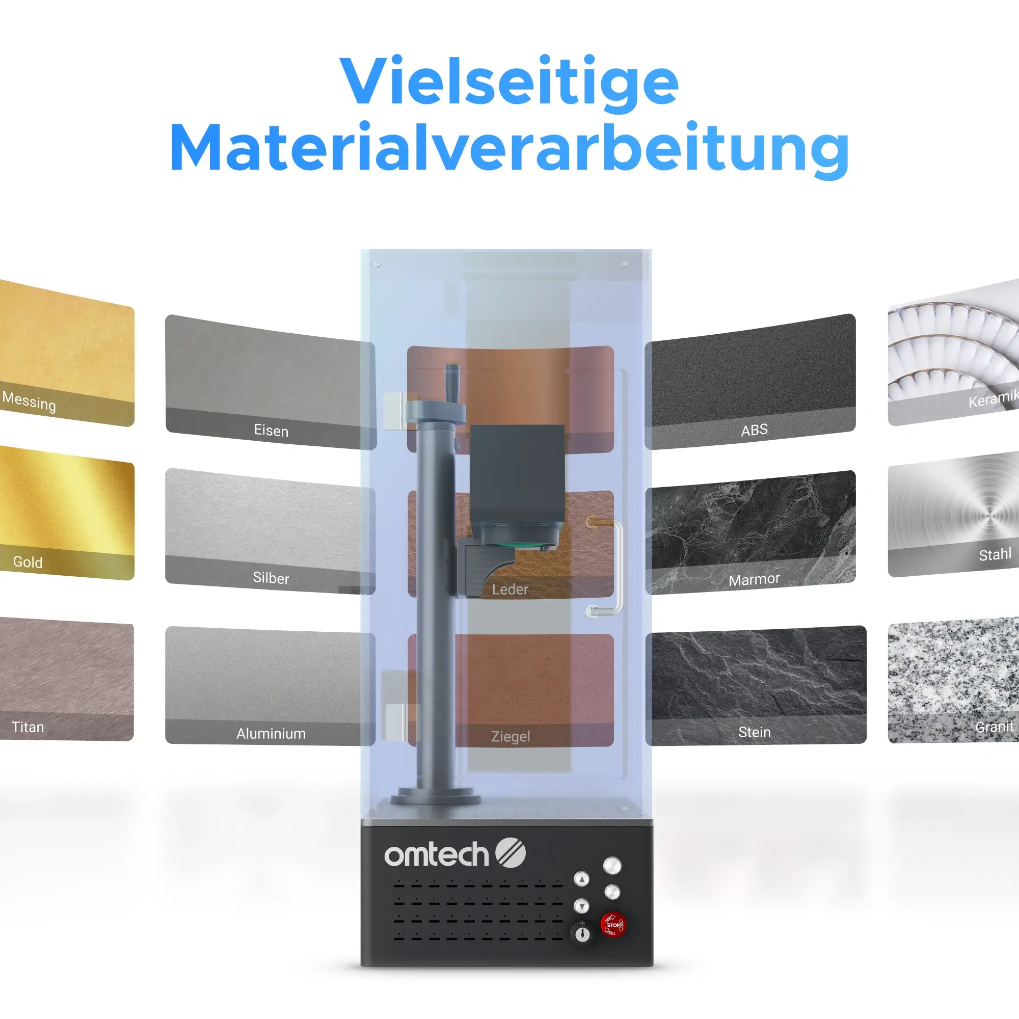 30W MOPA Laser Graviermaschine mit Autofokus für Metallgravur | M30C - Image 9