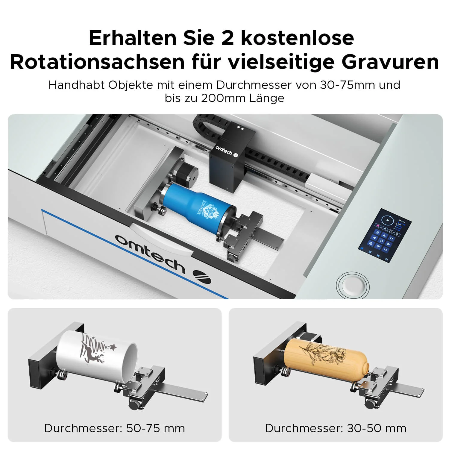 55W Desktop Laser Cutter mit 510x300mm Gravurfläche | Polar Plus - Image 13