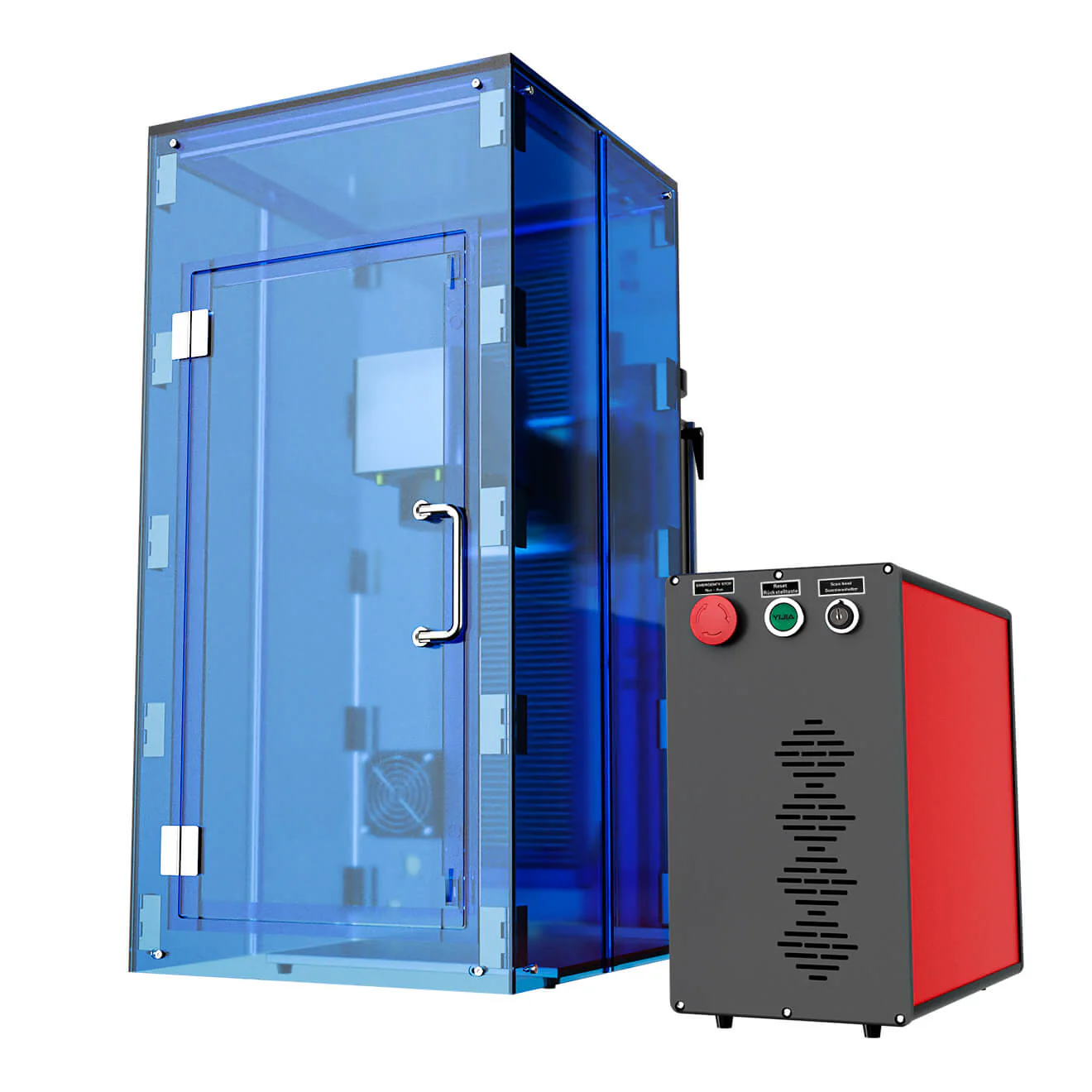 60W MOPA JPT Laser Graviermaschine für farbige Metallgravur & Metallbeschriftung | M-60 - Image 2