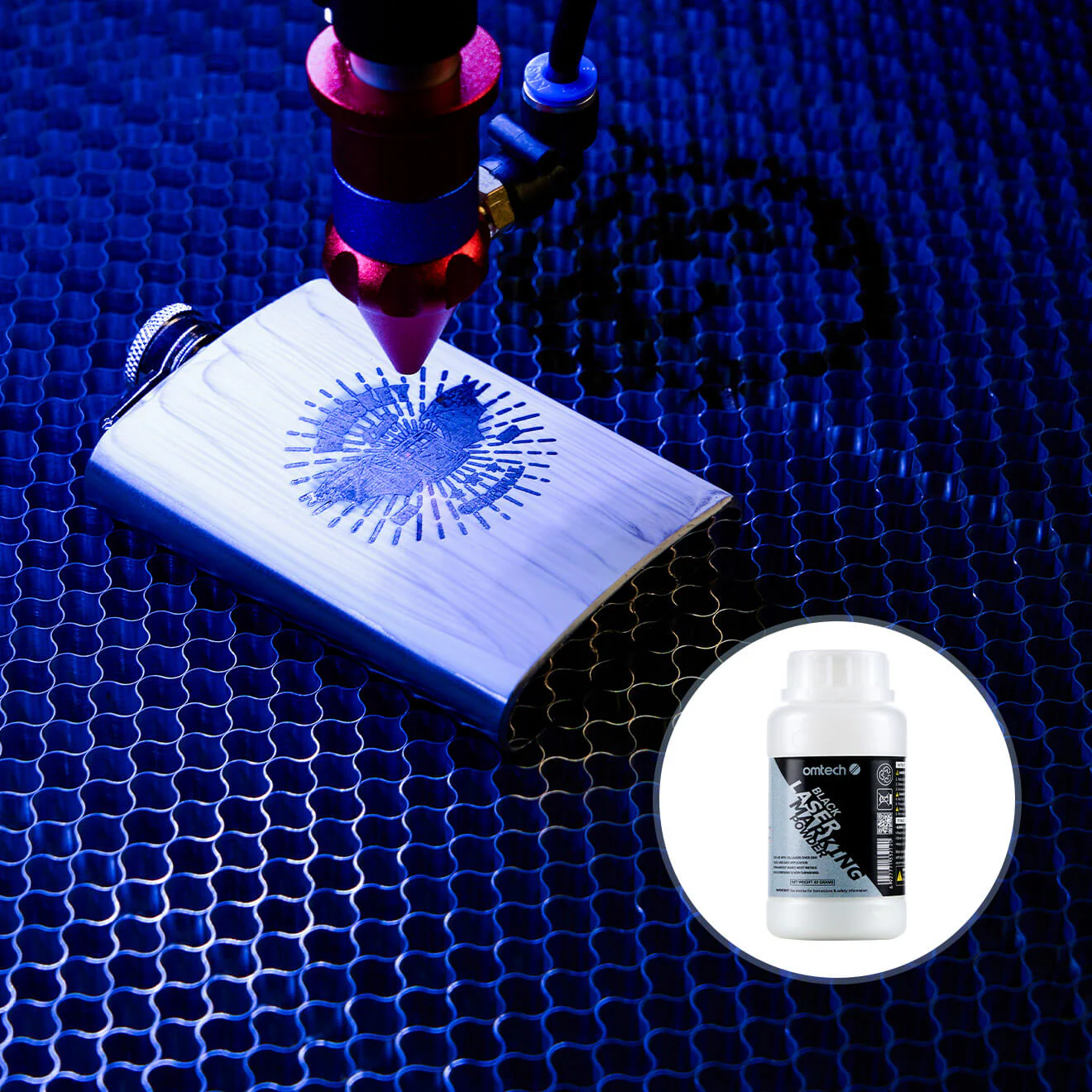 Lasermarkierpulver für Metallmarkierung mit CO2 Laser Graviermaschinen - Image 2